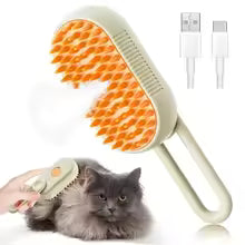 Brosse à vapeur pour chat et chien 3 en 1