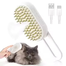 Brosse à vapeur pour chat et chien 3 en 1